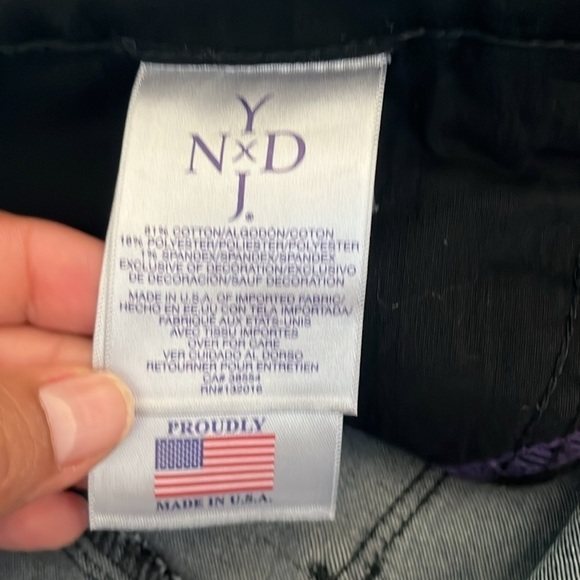 NYDJ  Leggings Lift Tuck Technology Black Jeans Style Zipper Size 20W - Picture 9 of 9